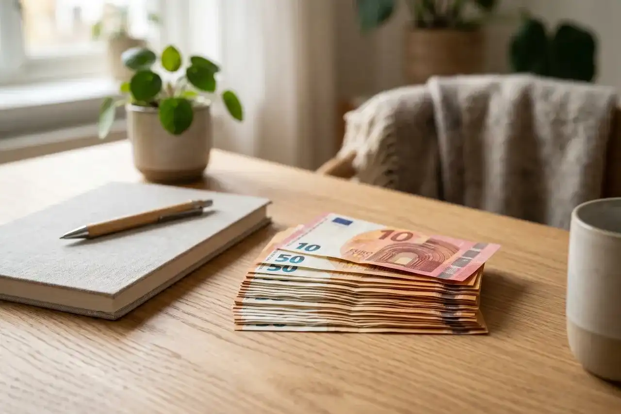 Pino 50€ ja 10€ seteleitä